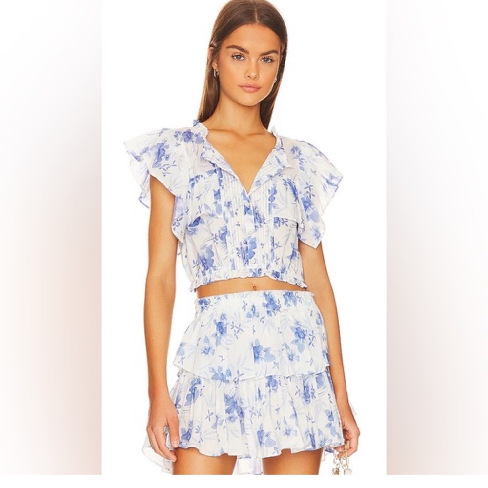 Nora Ruffle Mini Skirt Set